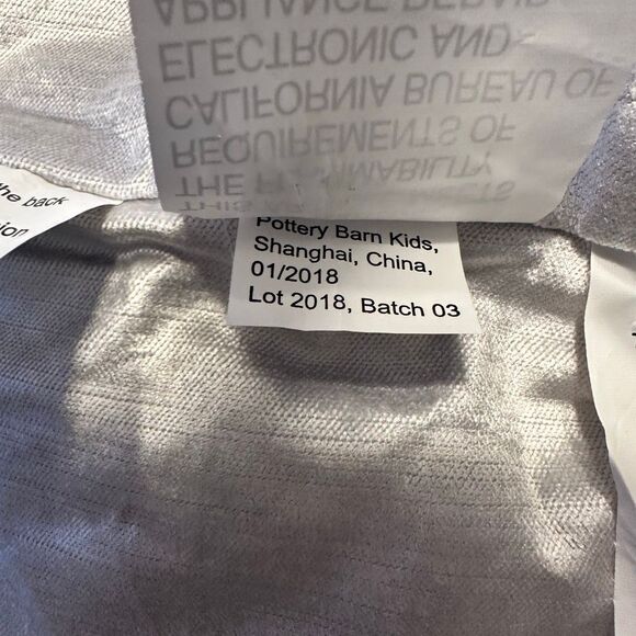 Pottery Barn Kids Anywhere Chair Cover Frozen silver DEFECT - Picture 11 of 14